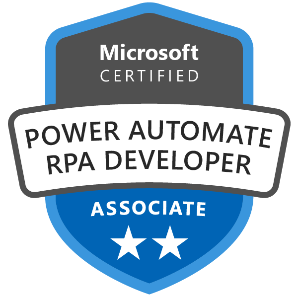 Microsoft Certified: Power Automate RPA Developer Associate