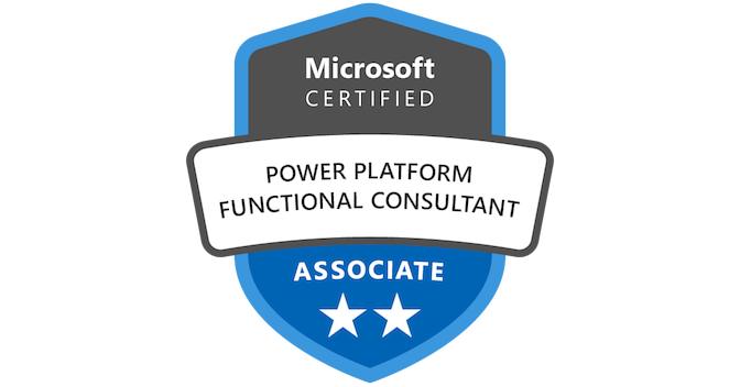 Microsoft Certified: Power Platform Functional Consultant Associate